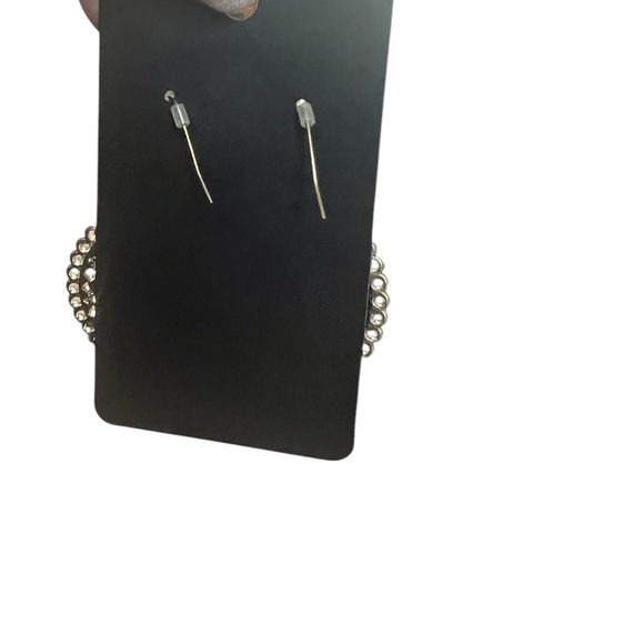 Silver Tone and turquoise blue earrings‎ - Picture 3 of 3